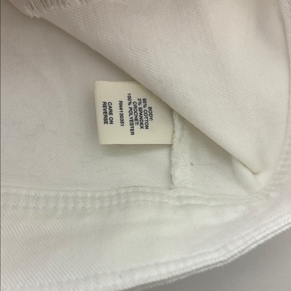 Mud Pie White Denim Vest - Picture 3 of 4